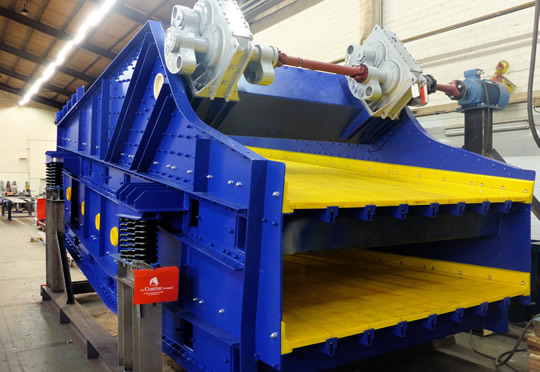 Siebmaschine Doppeldecker